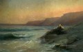 黒海の海岸のプーシキン 1887 ロマンチックなイワン・アイヴァゾフスキー ロシア